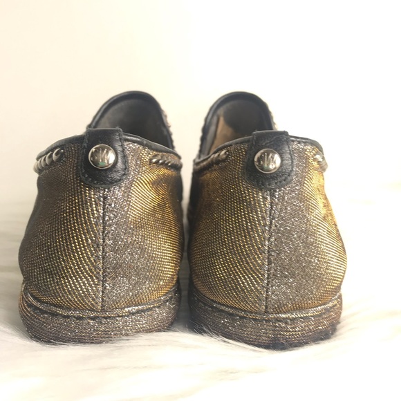 Stuart Weitzman Pyrite Slip On Loafers - Picture 4 of 8